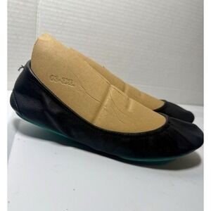 Tieks by Gavrieli Shoes Womens 8 Ballet Flats Black Leather Slip On Round Toe